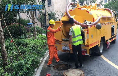 上海松江区新浜镇雨污管道清淤疏通